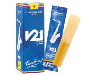 Vandoren V21 Tenor saxophone reeds, box of 5 - Strength 4