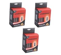 Vandorm 3 PACK 20" x 1.75" - 2.10" Bicycle Butyl Schrader Inner Tube Pack