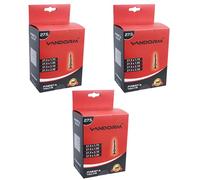 Vandorm 3 PACK 27.5 x 1.50-2.30" MTB Bicycle Mountain Bike Presta Inner Tube Pack Parts 27.5" Inner Tube