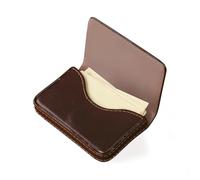 Vane Delx Business Card Holder - 4x2.56 Slim PU Leather Pocket Wallet with Magnetic Closure, Credit Card, ID & Membership Card Holder for Men & Women Executive Essentials (Brown), Brown, 4x2.55x0.74
