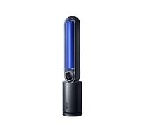 Vaneless desktop tower fan, Bladeless Desk Fan Remote 25W 4 Speeds 2-8H Timer Quiet Large Airflow Adjustable(Luxury,U)
