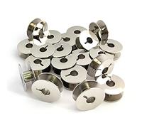 VANELY 20pcs Metal L Bobbins Brother PR600 PR620 PR650 PR-1000 PQ1500 BERNINA 1000 1001