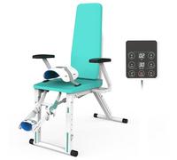 vanenferse Knee Joint Rehabilitation Training Device, Electric Knee Rehabilitation Trainer with Angle Plate and Remote Control, -10°~150° Extension Angle and Adjustable Backrest