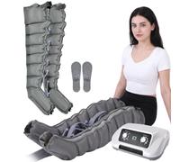 vanenferse Professional Pressotherapy and Lymphatic Drainage Massager, 8-Chamber Air Compression Boots for Legs, Electric Air Compression Massager Machine for Circulation and Pain Relief