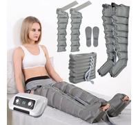 vanenferse Professional Pressotherapy & Lymphatic Drainage System, 8-Cavity Electric Air Compression Massager for Pain and Circulation, 30-240 MmHg Adjustable Pressure and 0-30 Min Timer