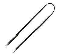 VanEnjoy Adjustable Genuine Leather Crossbody Straps Replacement - Width 1/2“, Length 25”-51”, 2# Black - Silver Buckles, Gold Rock