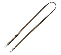 VanEnjoy Adjustable Genuine Leather Crossbody Straps Replacement - Width 1/2“, Length 25”-51” (Bronze - Silver Buckles)