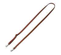 VanEnjoy Adjustable Genuine Leather Crossbody Straps Replacement - Width 1/2“, Length 25”-51”, Brown - Gun Buckles, Gold Rock, classic