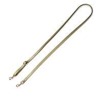 VanEnjoy Adjustable Genuine Leather Crossbody Straps Replacement - Width 1/2“, Length 25”-51”, Gold, Gold Rock, Classic