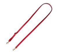 VanEnjoy Adjustable Genuine Leather Crossbody Straps Replacement - Width 1/2“, Length 25”-51”, Red, Gold Rock, classic