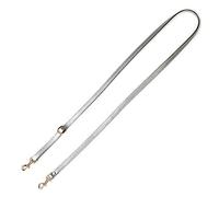 VanEnjoy Adjustable Genuine Leather Crossbody Straps Replacement - Width 1/2“, Length 25”-51”, Silver, Gold Rock