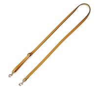 VanEnjoy Adjustable Genuine Leather Crossbody Straps Replacement - Width 1/2“, Length 25”-51”, Yellow, Gold Rock, Classic