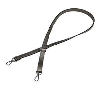 VanEnjoy Full Grain Genuine Leather Adjustable CrossBody Strap Replacement for Bag Purse, 0.7" Wide,26-51" Long, Silver Grey-silver Buckles, 51" x 0.71"