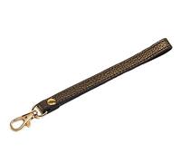 VanEnjoy Genuine Leather Keychain Wristlet Keychain Strap for Wallet Purse Clutch Cellphone Wristlet Key(Bronze)