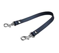 VanEnjoy Genuine Leather Wristlet Keychain Hand Strap, Navy-sliver Lock, Normal