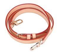 VanEnjoy Genuine Vachetta Leather Adjustable Crossbody Replacement Strap for Purses & Shoulder Bags (49x0.71” Adjustable, Brown)