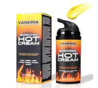 VANERIA Hot Cream 100g,Cellulite Tightening Cream,Skin Firming & Muscle Relaxation, for Tummy, Hips,Abdomen,Legs, Arms,Waist,Long Lasting & Moisturizing Pre and Post Workout Lotion100g/3.38oz