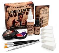 VANERIA Liquid Latex Makeup Kit, SFX Special Effects Makeup Kit, Halloween Costume Makeup for Zombie, Horror, Cosplay, Movie & Stage Effects