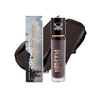 vaneria Matte Liquid Black Lipstick,Black Collection Gothic Lip Glaze,Long-Lasting Moisturizing Purple Lip Gloss Suitable for Halloween Parties and Gothic Makeup.(8g,0.28 Oz)(Brown, M)