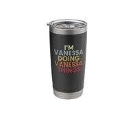 Vanessa Name Vanessa Personalized Name First Given Stainless Steel Insulated Tumbler