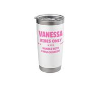 Vanessa Personalized Name Funny Cute Custom Vanessa Name Stainless Steel Insulated Tumbler