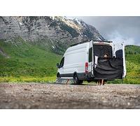 VanEssential Adjustable Rear Door Shower/Changing Curtain with Side Privacy Panels for Mercedes-Benz Sprinter, Ford Transit, Ram Promaster Vans