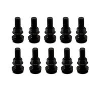 VanEssential L-Track Single Stud Bolt M10 x 1.0 Thread (Metric) 38mm / 1.5 inch Venture Track Accessory Black- 10 pcs