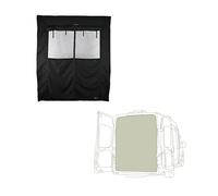 VanEssential Medium ROOF Rear Door Bug Screen Designed for Ford Transit - Center Zipper Closure