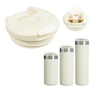 VANEST 1 Pack Replacement Lid Compatible with Stanley AeroLight Transit Bottle 12oz 16oz 20oz, Travel Mug Cap Locking Drink Through Top, Leak Resistant BPA Free Accessories (White)