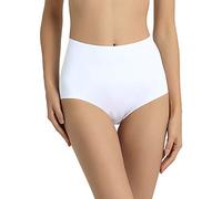 VANEVER Women’s Invisible Brief 2PK High Rise Panty Soft Sexy White Size 18