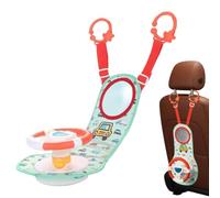 Vangakancint Car Seat Toys Rotating Steering Wheel with Sound and Light | Sensory Development Toy for Boys Girls Preschoolers Home Apartment Bedroom Living Room Playroom Daycare Birthday Holiday