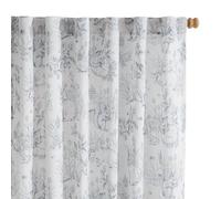 Vangao Easter Blue Nursery Curtains for Kids Room Linen Curtains 72 Inch Long Farmhouse Drapes with Bunny Woodland Wildlife Print Light Filtering French Country Forest Design 2 Panels