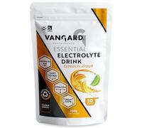 Vangard Essential Electrolytes Powder Drink, Citrus Flavour (150g - 30 Servings), Electrolyte Hydration Supplement with Potassium and Sodium for Daily Hydration, Recovery and Fatigue