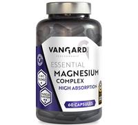 Vangard Magnesium Complex Capsules, 4-in-1 Blend, 60 Capsules | With Magnesium Citrate, Glycinate, Oxide & Malate, Zinc & Vitamin B6, 375mg Elemental per Serving