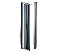 Vango 16cm Strong Lightweight Alloy Aluminium Channel V Tent Pegs Awning Stakes Pack of 100