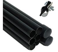 Pole and Clamp Kit - 250 cm, Black One Size