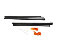 Vango Adjustable Steel King Poles 180-220cm Std Black