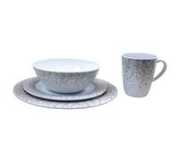 Vango Alfresco 8 Piece Dining Set, Deep Grey