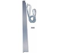 Vango Alloy Pole Set of 5 - 9.5mm X 60cm