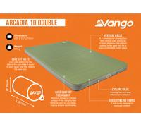 Vango Arcadia 10 Double Self Inflating Mattress