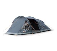 Vango Beta Tent with Darkened Bedrooms, Separate Living Area, Easy to Pitch, Tunnel, Spacious, Family Camping, Festivals, 4000mm HH (Deep Blue, 450XL (4 Person))