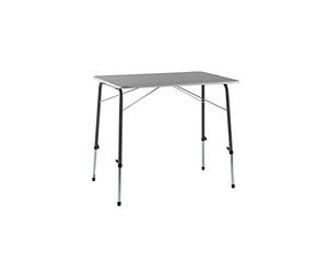 Vango Birch Folding Table with Adjustable Height, Indoor & Outdoor, Portable, Lightweight, Travel and Dining Table, Picnic, Camping, L80 x W60 x H69 cm