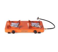 Vango Blaze Camping Stove - Double Burner Gas Cooker - Compact Outdoor Stove for Camping, BBQ, Outdoor Cooking | EN417 Compliant