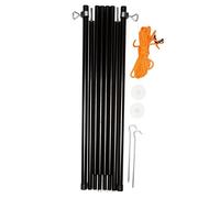 Vango Outdoor Adjustable Pole Set available in Black - Size 180 - 220 cm