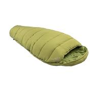 Vango Cocoon 250 XL Sleeping Bag for Adults [Amazon Exclusive], Shaped Hood, 3 Season, Soft, Breathable Fabric for Camping, Festivals, Treetops Green
