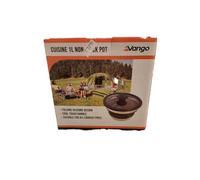 Vango Cuisine Collapsible Non-Stick Pot - 1L Grey Saucepan with Lid