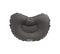 Vango Deep Sleep Ergo Camping Pillow - Ergonomic Inflatable Travel Pillow with Air-Support System, Soft Stretch Fabric, Compact & Lightweight, Ideal for Camping, Backpacking & Travel (Grey)