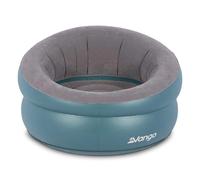 Vango Inflatable Donut Camping Chair - Flocked Inflatable Lounge Chair with Soft PVC Surface, Lightweight & Portable, 120kg Max Load - Ideal for Camping, Festivals & Garden (Teal)