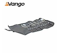 Vango Family Cutlery Set - 12 Piece Stainless Steel Cutlery in Roll Up Case