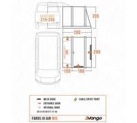 Vango Faros III Air Driveaway Awning 2026